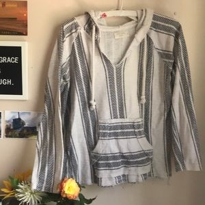 Striped Top with Hood